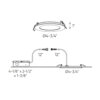 SPN4-CC-3T - 4" Round panel light with interchangeable trims - Image 3
