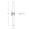 LEDVAN002-CC-36 - Color temperature changing vanity light - Image 6