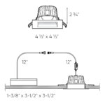 RGR4SQ-CC - 4" Square Regressed Downlight - Dals Lighting