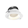 6" round dim-to-warm regressed gimbal downlight