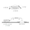 4" flat square gimbal recessed - Image 4