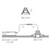 1" round regressed downlight - Image 4