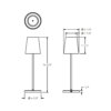 RTL-3C - Lampe de table rechargeable pour l'extérieur – Image 5