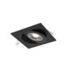 4" flat square gimbal recessed