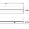 VAL24-CC - 24” adjustable linear vanity - Image 7