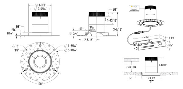 RC03-CC - 3'' Modular Recessed - Image 9