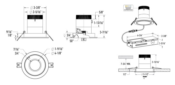 RC03-CC - 3'' Modular Recessed - Image 10