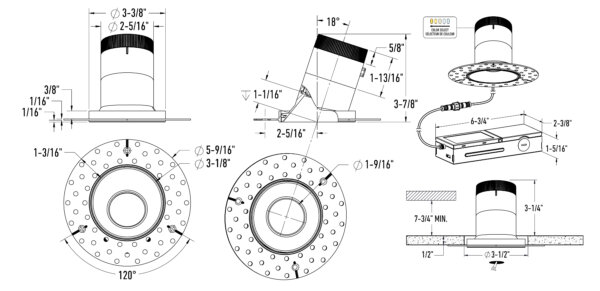 RC03-CC - 3'' Modular Recessed - Image 11