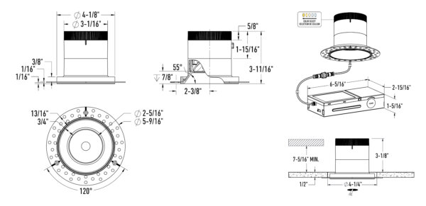 RC04-CC - 4'' Modular Recessed - Image 9