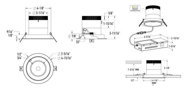 RC04-CC - 4'' Modular Recessed - Image 10