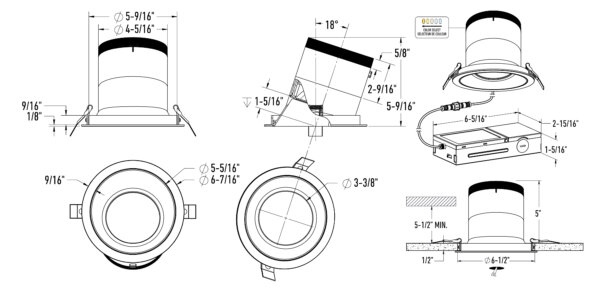 RC06-CC - 6'' Modular Recessed - Image 12