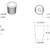 GRD2-CC - 2" recessed ground well light - Image 3