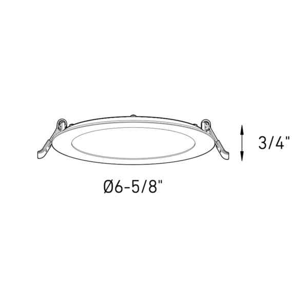 PNL6-CC - 6" Round LED Panel - Image 5