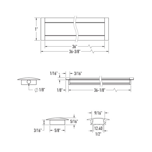 20' frosted recessed lens - Image 8
