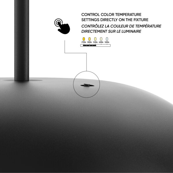 20" 2-in-1 flush mount and pendant - Image 7