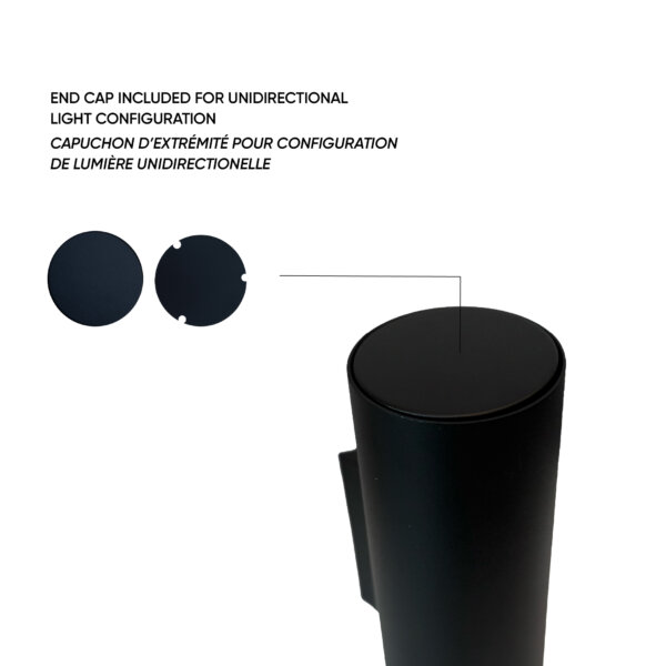 12" cylinder wall sconce - Image 6