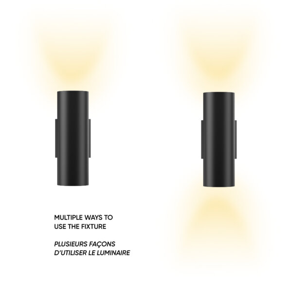 12" cylinder wall sconce - Image 5