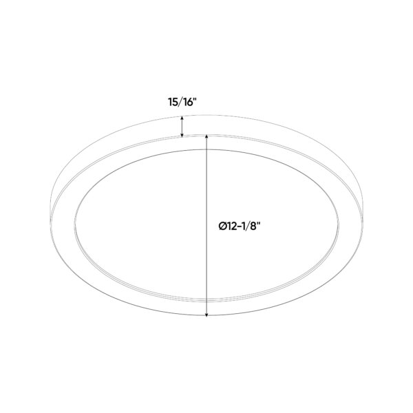 12" smart flush mount - Image 4