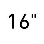 16"