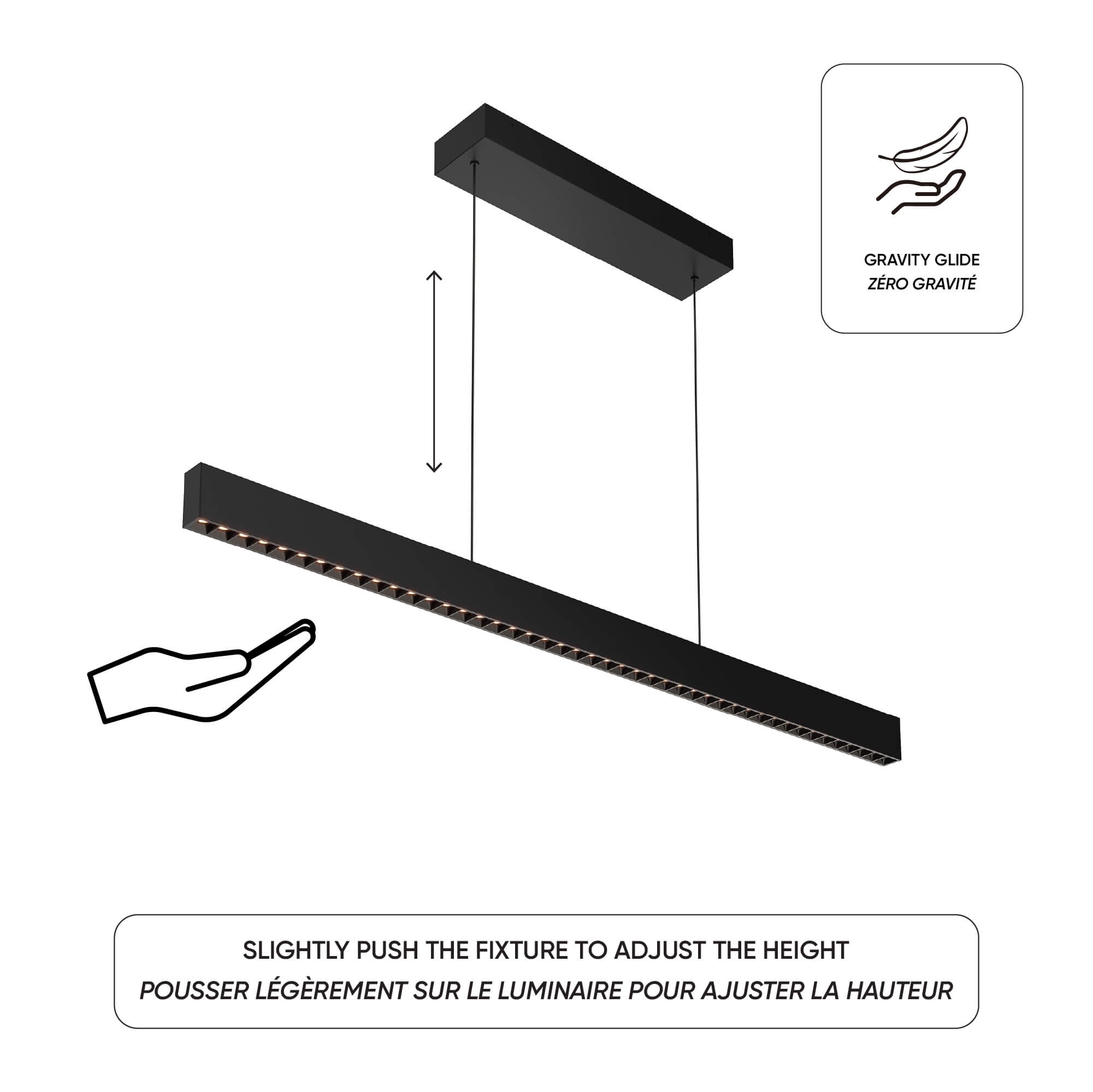 Suspension linéaire multi-spots 48″ – Image 6