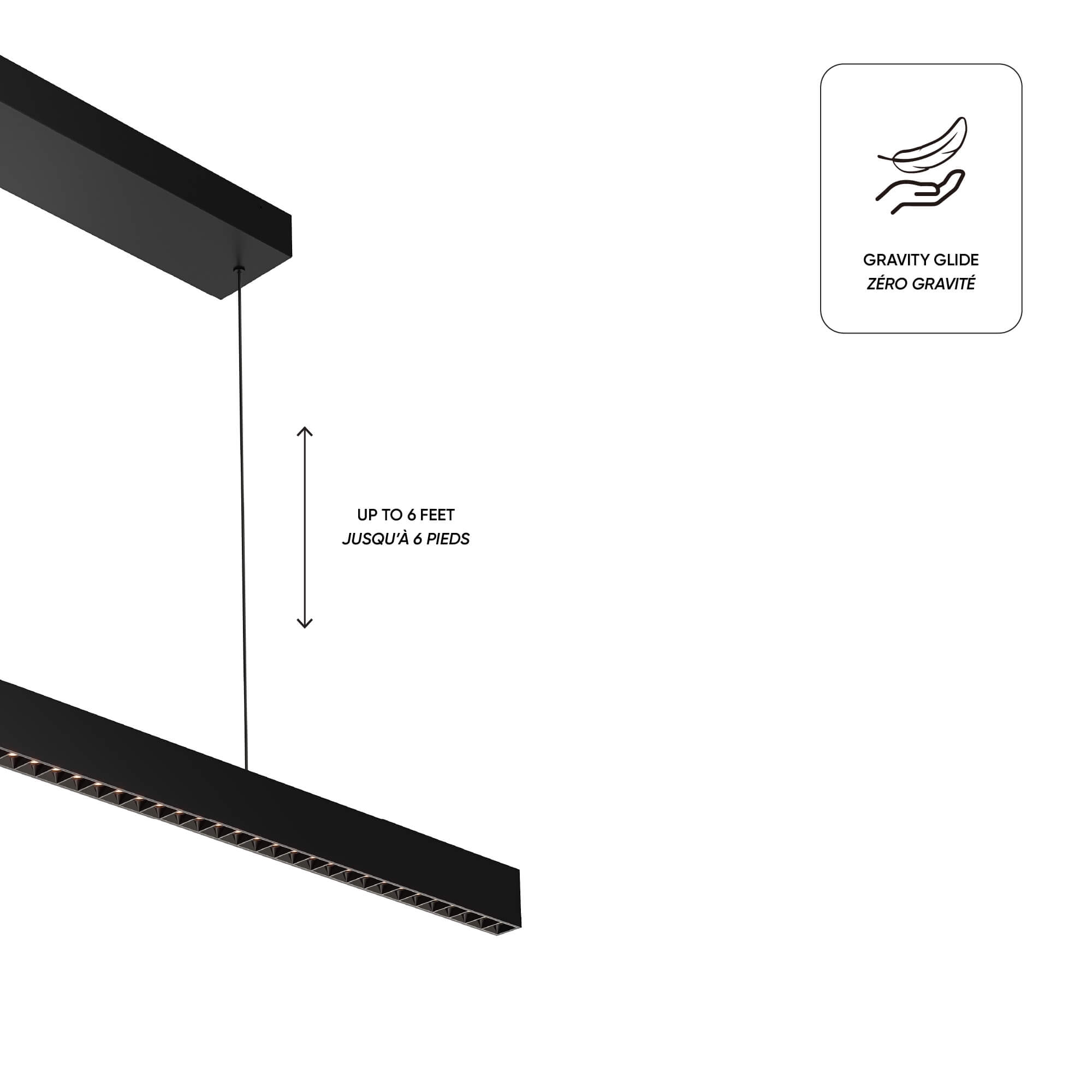 Suspension linéaire multi-spots 48″ – Image 5