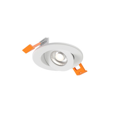 2" flat round gimbal recessed