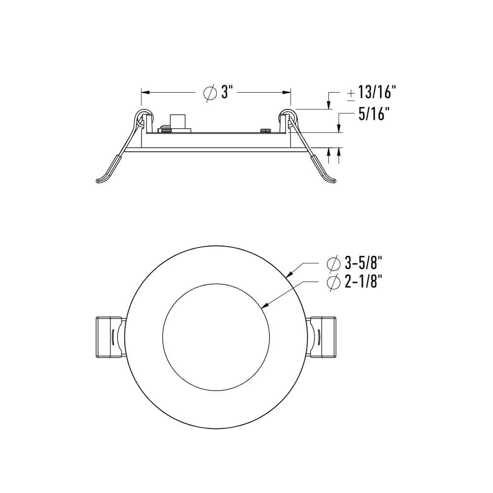 Panneau lumineux rond de 3" – Image 8