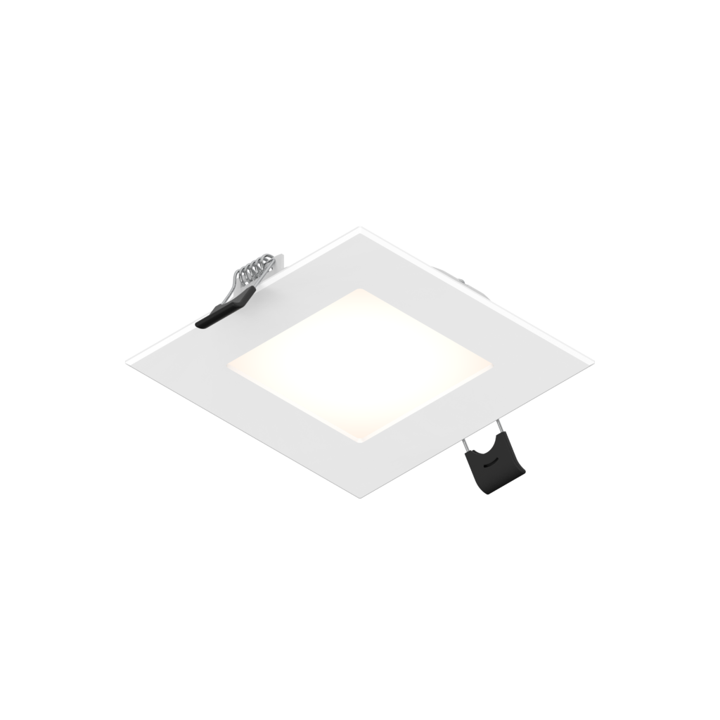 4" square slim panel
