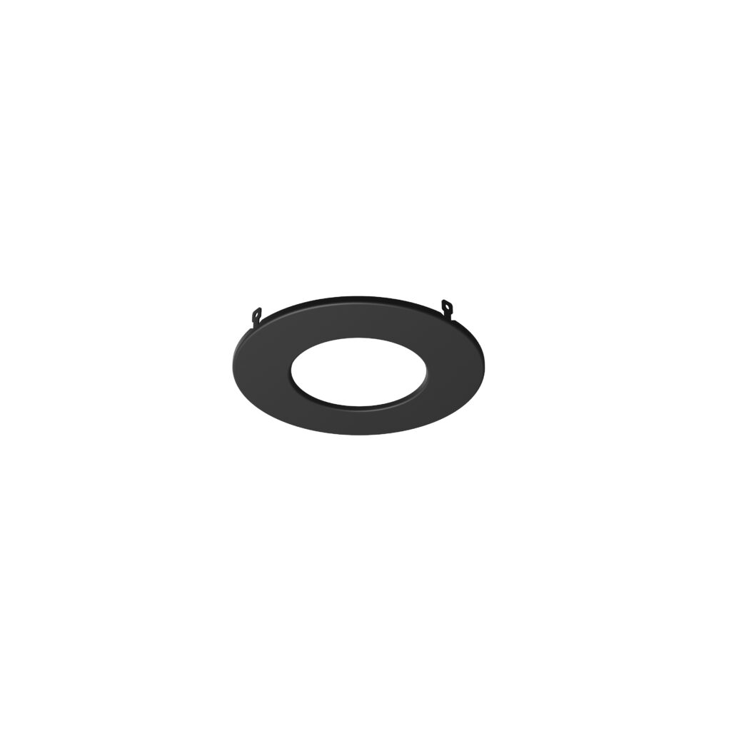 3" recessed round trim