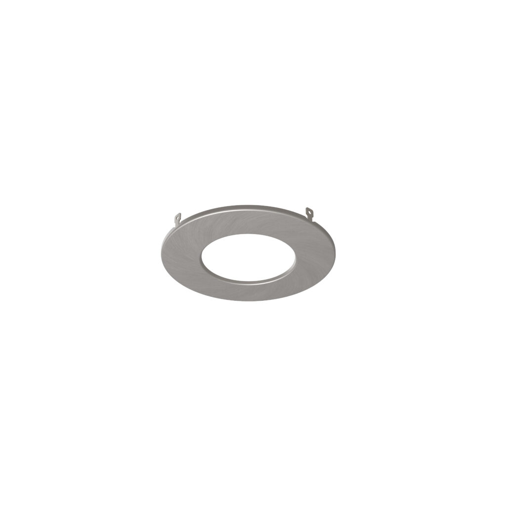 3" recessed round trim