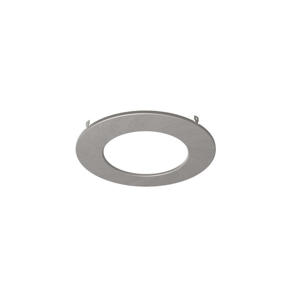 4" recessed round trim