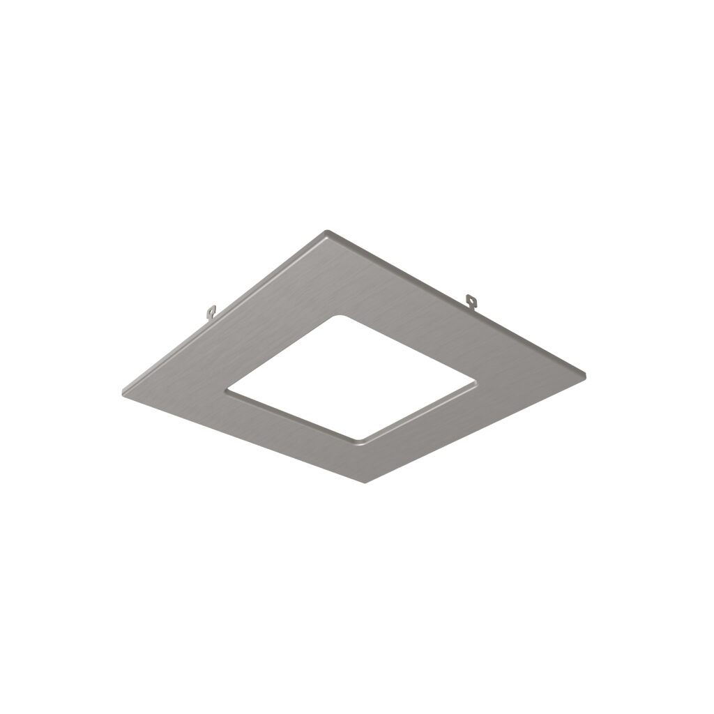 4" recessed square trim