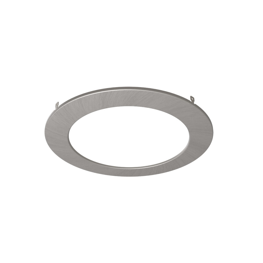 6" recessed round trim