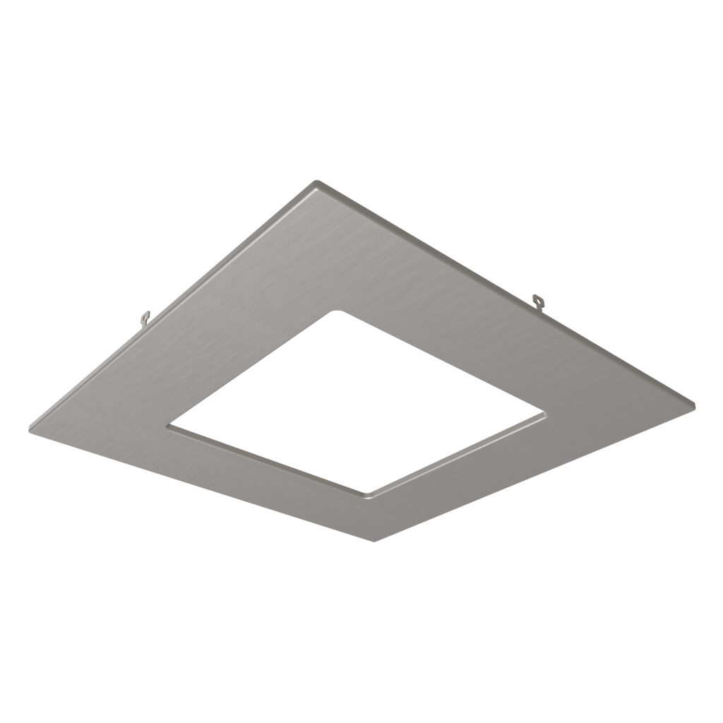 6" recessed square trim