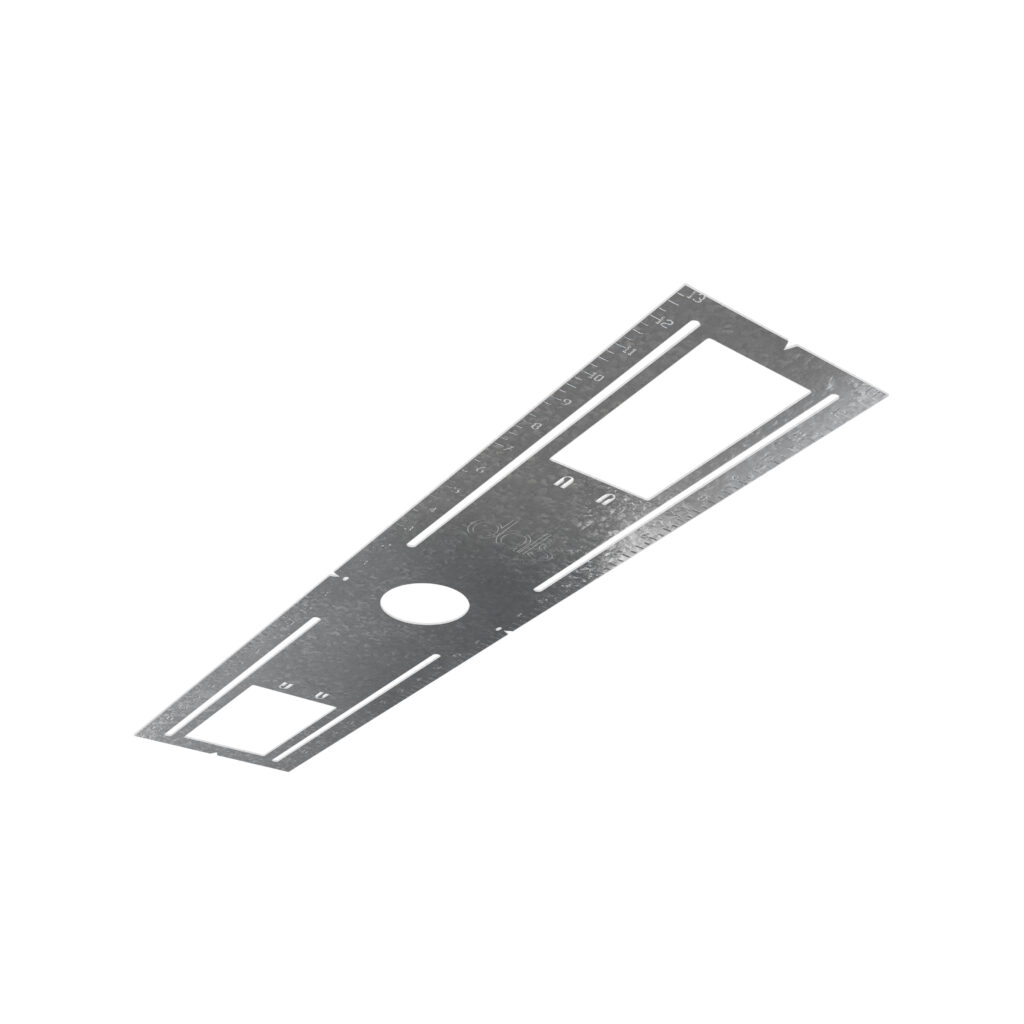 Rough-in plate