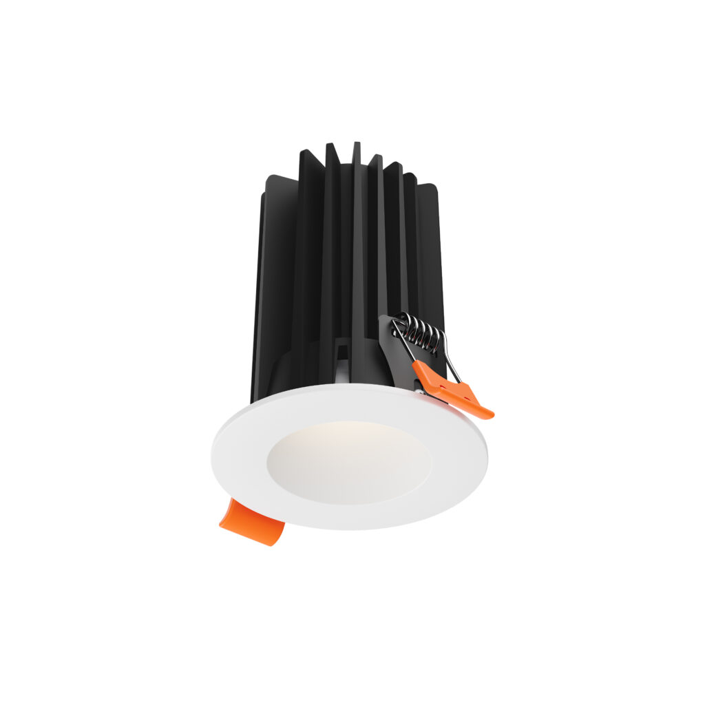 2" high-powered round regressed downlight