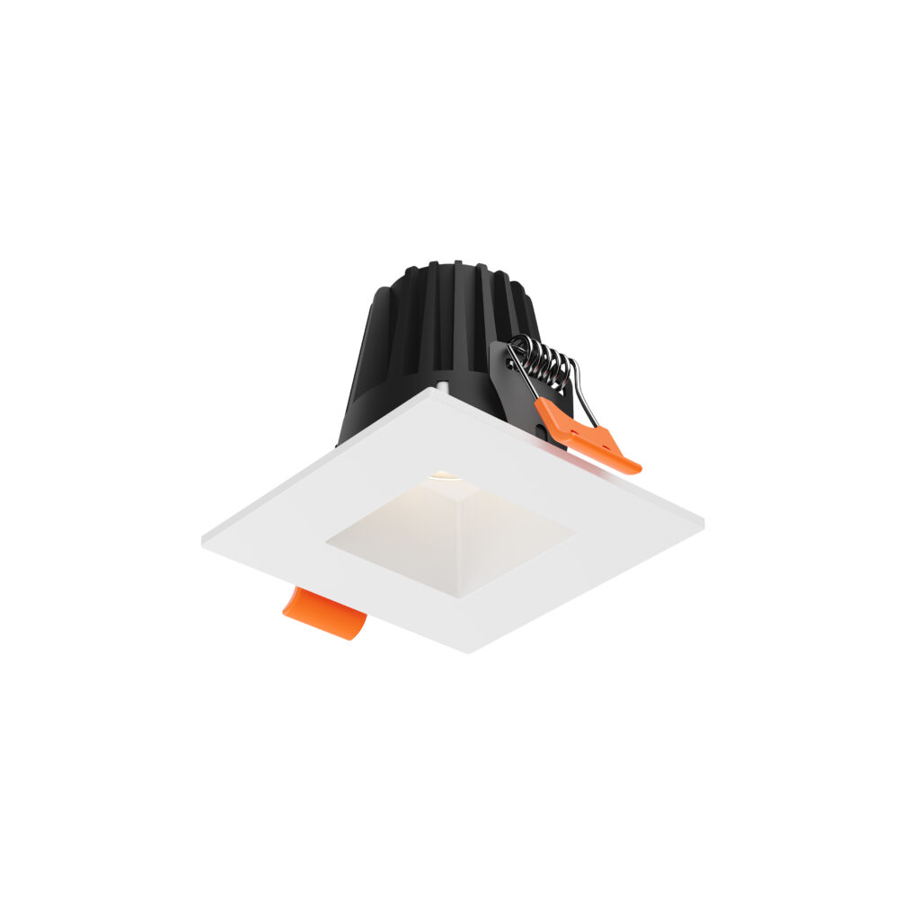 2" square regressed downlight