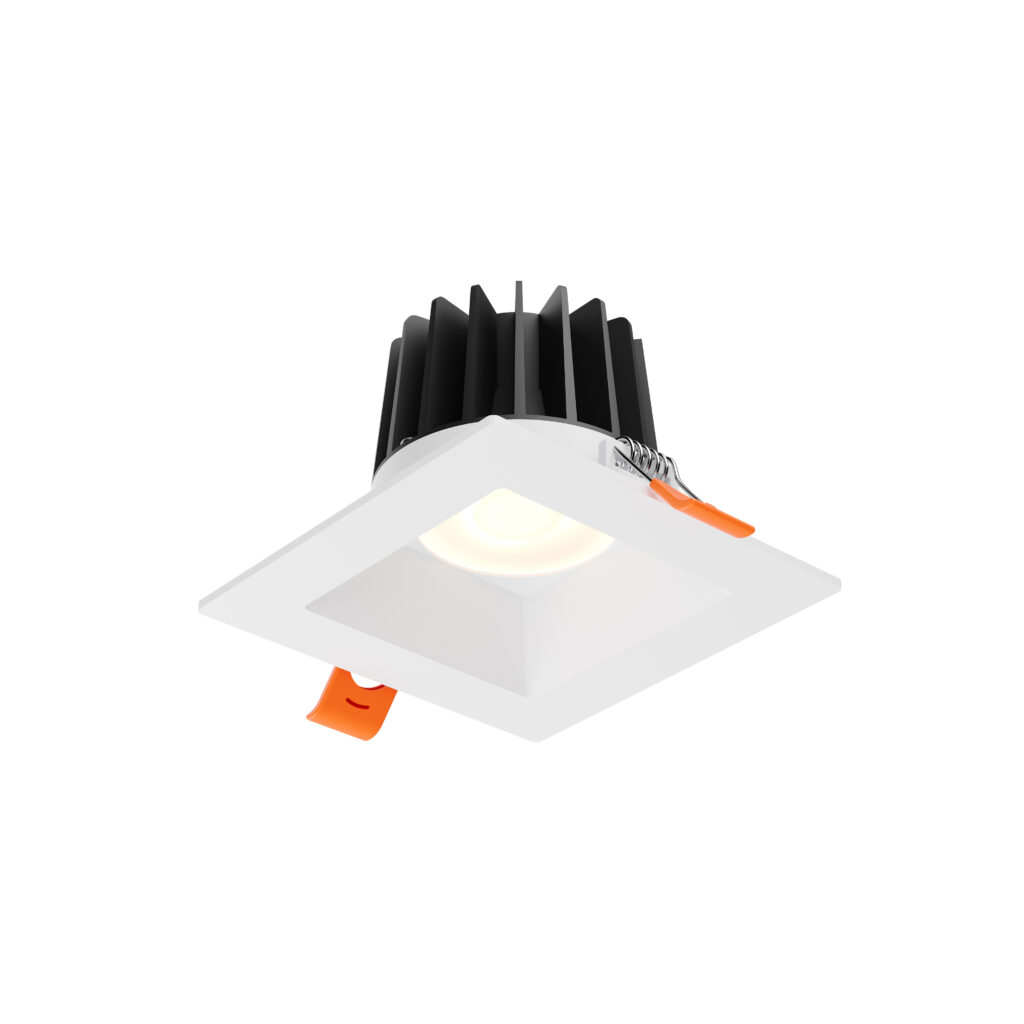 4" square regressed downlight