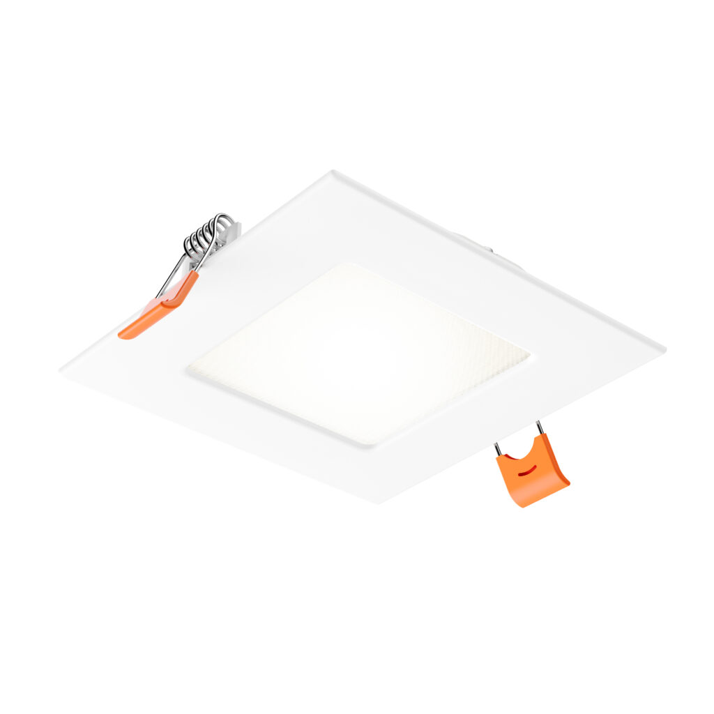 Panneau lumineux carré de 4"