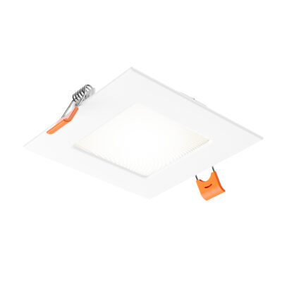 4" square panel light