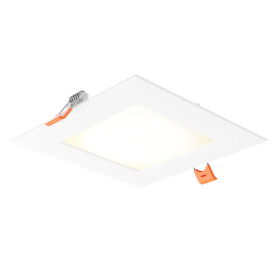 6" square panel light