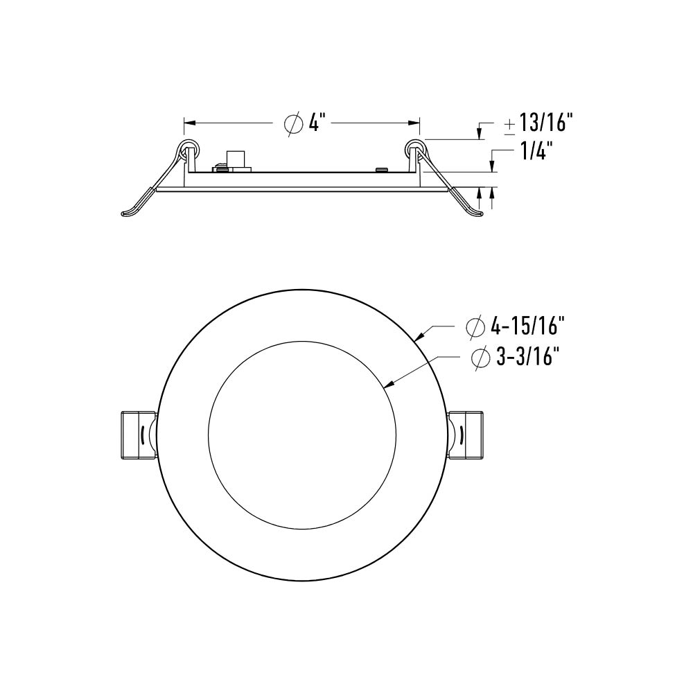 Panneau lumineux rond de 4" – Image 8